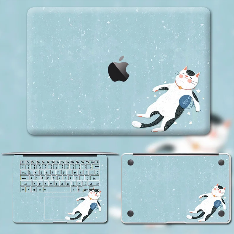 Милый кавайный милый чехол для Macbook Pro Air 11 13 15 retina, Защитная пленка для всего тела, милый кавайный защитный чехол
