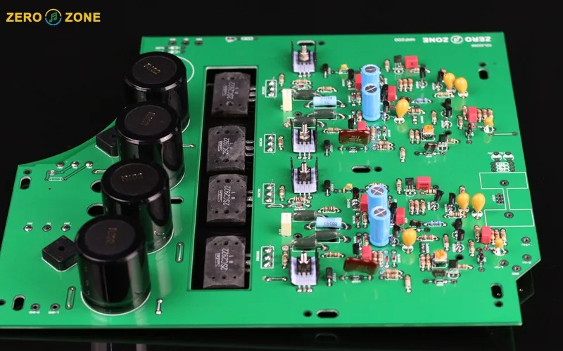 Сборная черная коробка GZLOZONE Clone Naim NAP200 Плата усилителя DIY Power Amp 75 Вт + Вт|Усилители