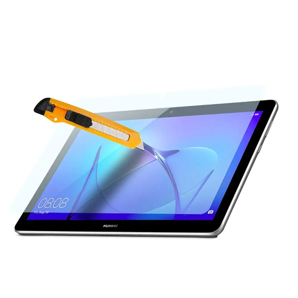 Tempered Glass Кожаный чехол для планшета huawei MediaPad T3 10 AGS-WO9 AGS-L09 9,6 дюймов Honor Play Pad 2 - Цвет: Tempered Glass