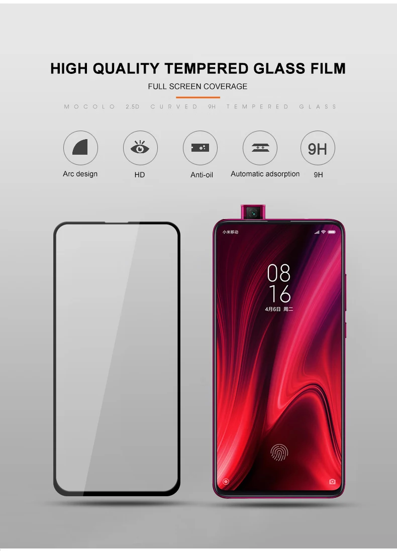 Mocolo 2.5D 9H полное покрытие из закаленного стекла пленка олеофобное для на ксиоми сиоми сяоми ми 9 се 9t про ми9 ми9t ми9се 9се Xiaomi mi 9 SE 9t Pro Mi9t 6/8 64/128/256 ГБ Global Xio mi протектор