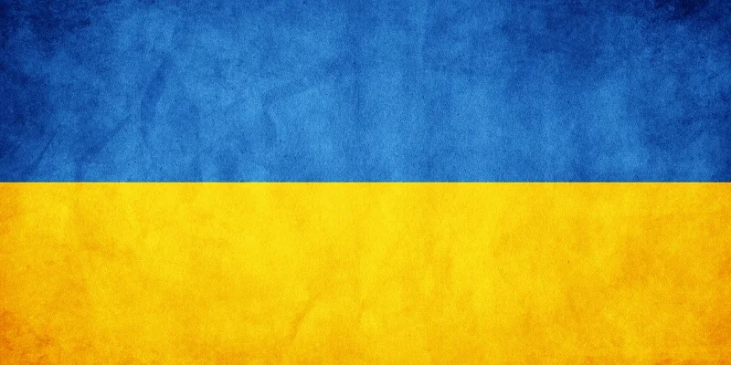 Банное полотенце с принтом украинского флага мягкое пляжное из микрофибры для