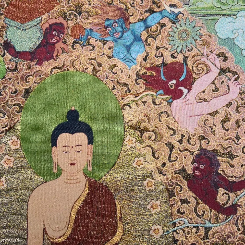 2019 непальских коллекция Традиционная тибетская Буддизм танка картины Будды