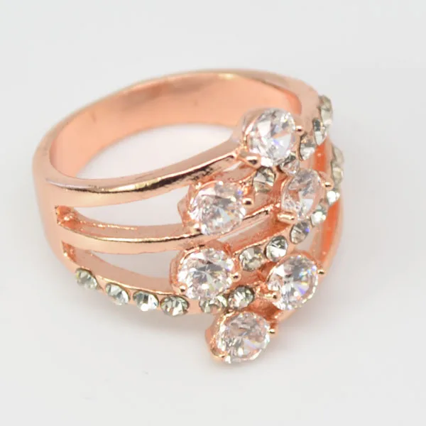 Модные роскошные женские кольца с фианитом AAA новый дизайн высококачественные