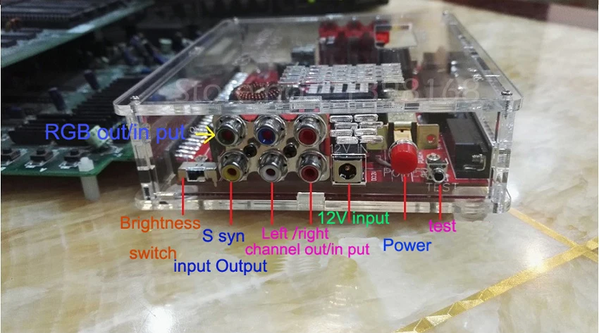 Плата преобразователя JAMMA CBOX высокой мощности на Saturn DB15P джойстик SNK SS геймпад с