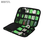 RHXFXTL брендовый дорожный органайзер, сумка для упаковки, зарядное устройство, кабель для передачи данных, аксессуары для путешествий, Электронная зарядка, чехол для передачи данных
