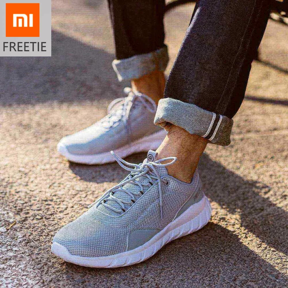 Оригинальные спортивные туфли xiaomi FREETIE легкие вентилируемые эластичные вязаные
