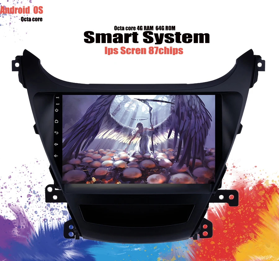 Android 10 0 6 Гб RAM автомобильный DVD плеер GPS навигация головное устройство для Hyundai