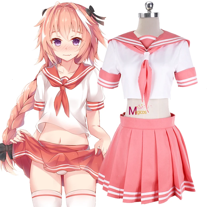 Костюм для косплея аниме Fate Grand Order Astolfo костюм экпокрифа Райдера JK школьная форма