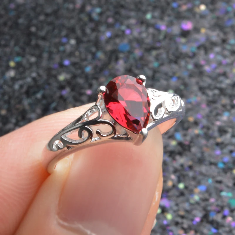 Женское кольцо с кристаллом из стерлингового серебра 925 пробы опт|silver ring jewelry|ring