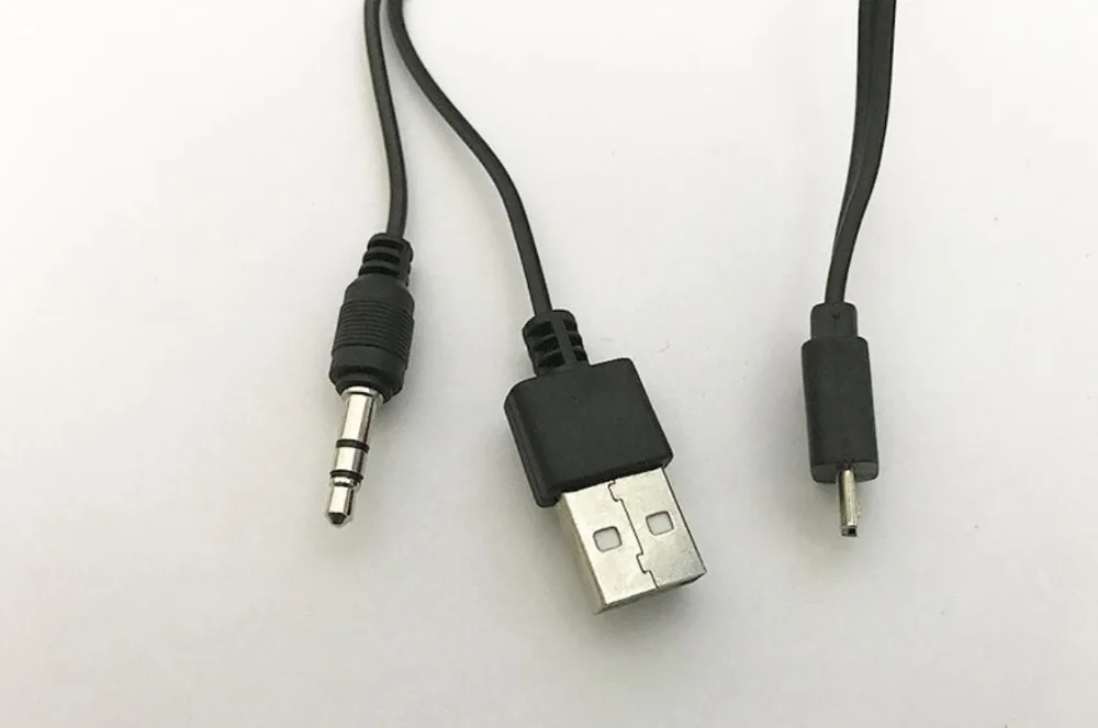 100 шт./лот оптовая продажа 2 в 1 Micro USB разъем 3 5 мм кабель штекер для bluetooth динамика