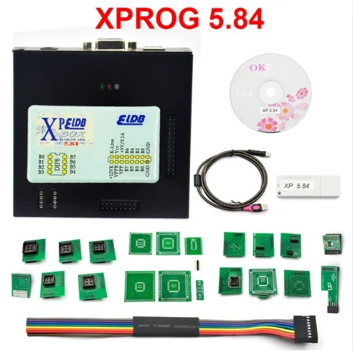 Xprog 6,12 XPELDB XPROG-M V6.12 V5.84 V5.74 V5.55 XPROG коробка Авто ECU чип Тюнинг программист черный металлический ящик XPROG-M