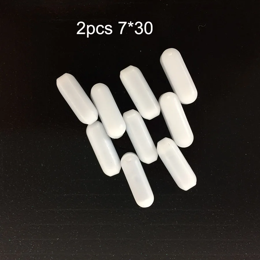 Бесплатная доставка C7x30mm 2 шт PTFE Магнитный миксер мешалка бар мешалки белый