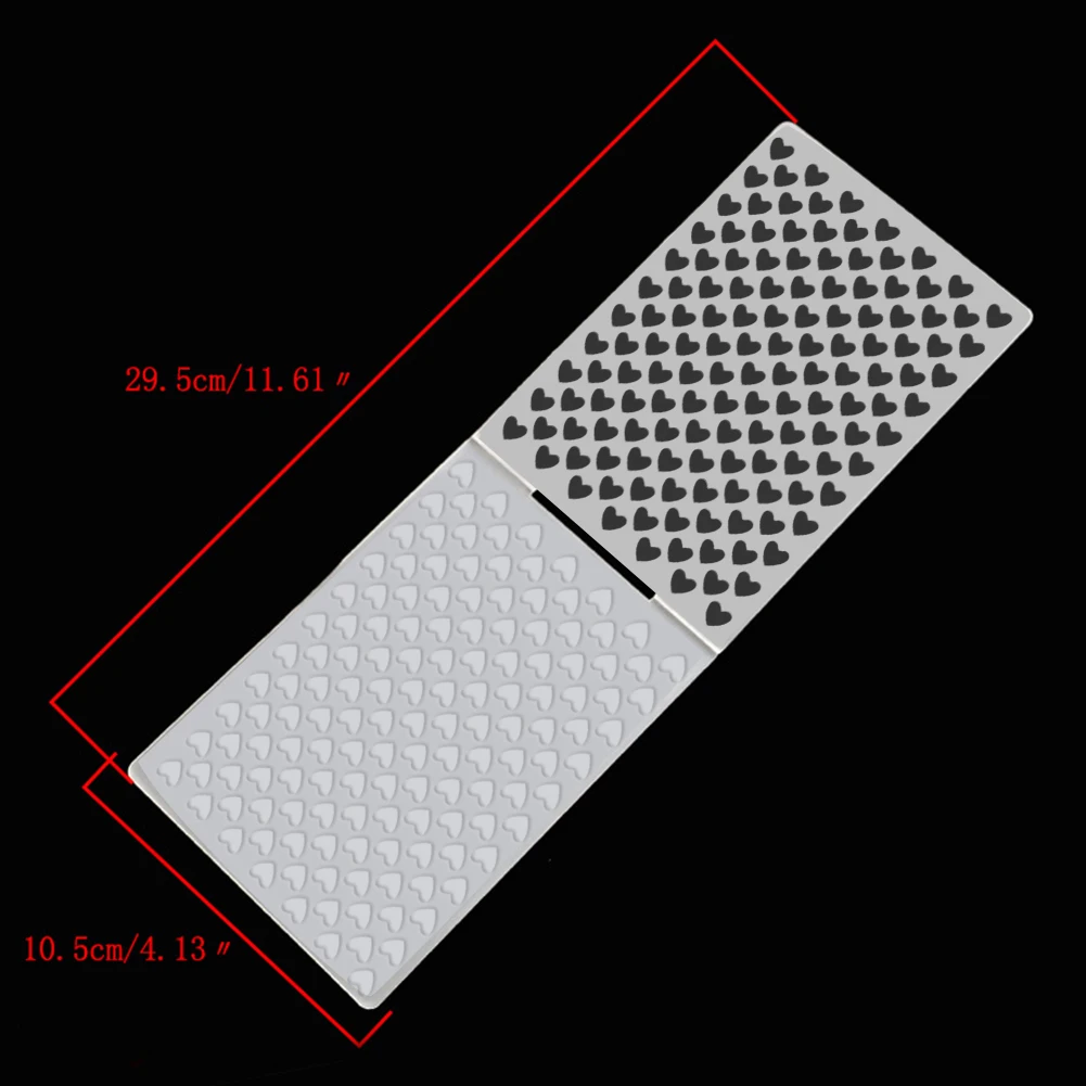 Прозрачные штампы с рисунком сердца прозрачная папка для тиснения скрапбукинга