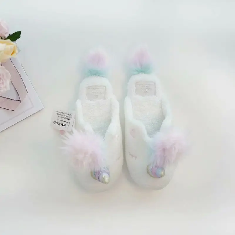 FELIBEKA/Новинка года; стильные милые хлопковые тапочки; женская домашняя плюшевая обувь; домашние хлопковые тапочки для взрослых девочек