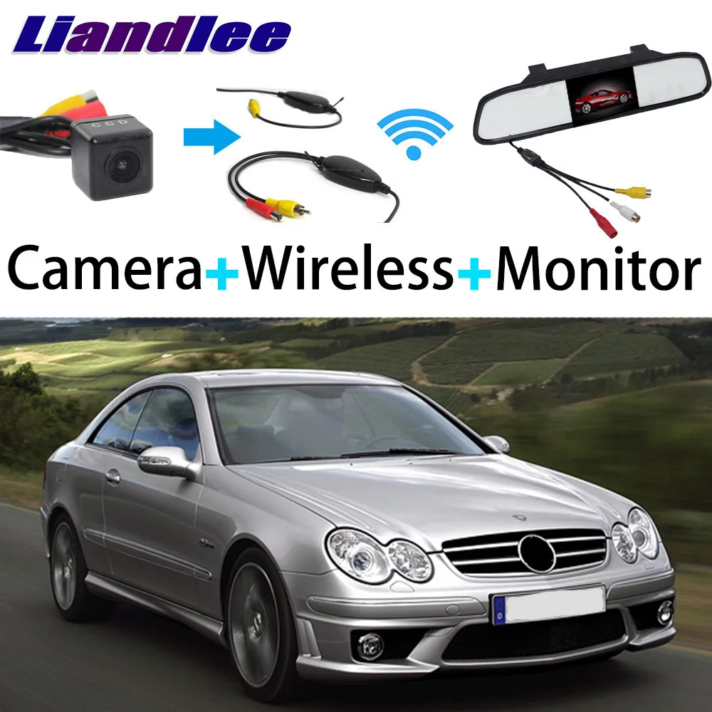 Камера заднего вида Liandlee 3 в 1 для Mercedes Benz CLK270 CLK320 CLK350 CLK500 CLK55/63|Камеры авто| |