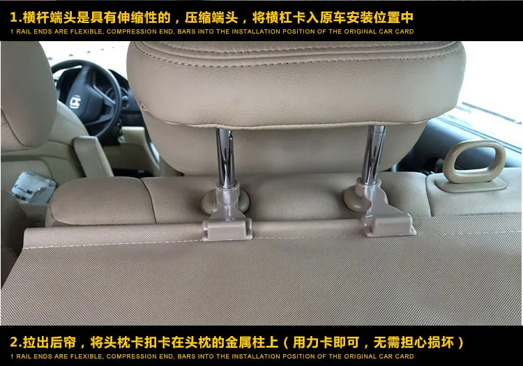 Защитный чехол для багажника Honda CR-V CRV 2007 2008 2009 2010 2011 Высокое качество авто аксессуары черный бежевый