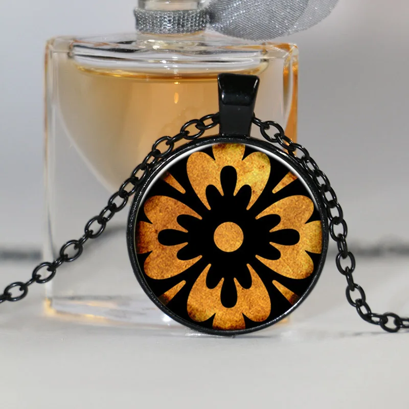 Flower art Long Necklace Sweater Chain pendant silver plated Christmas snowflake statement necklace vintage jewelry gifts | Украшения и