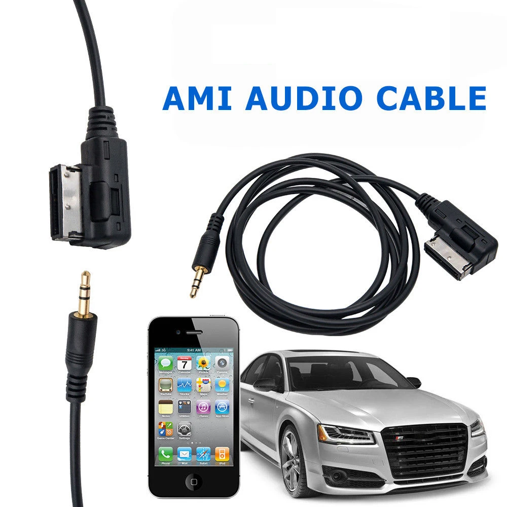 Аудио интерфейсный кабель ami MMI 3,5 мм Jack AUX-IN адаптер для Audi A3 A4 A6
