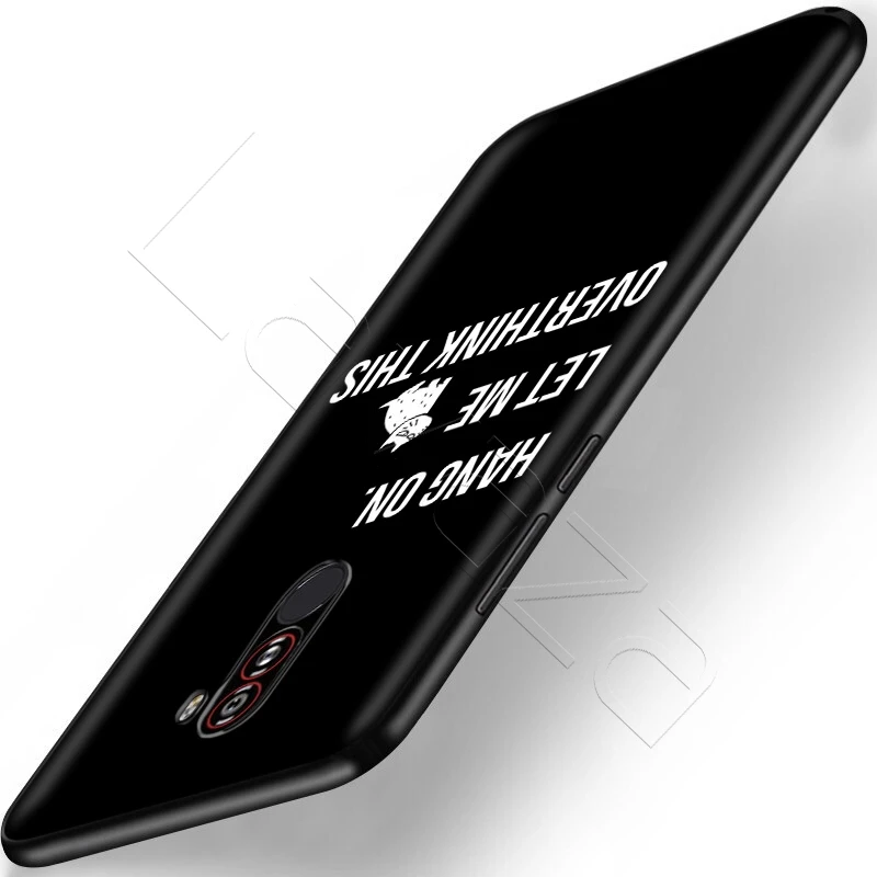 Чехол Lavaza с надписью Let Me Overthink для Xiaomi Redmi Note 8 8A 7 6 6A 5 5A 4 4X 4A Go Pro Plus Prime|Бамперы| |