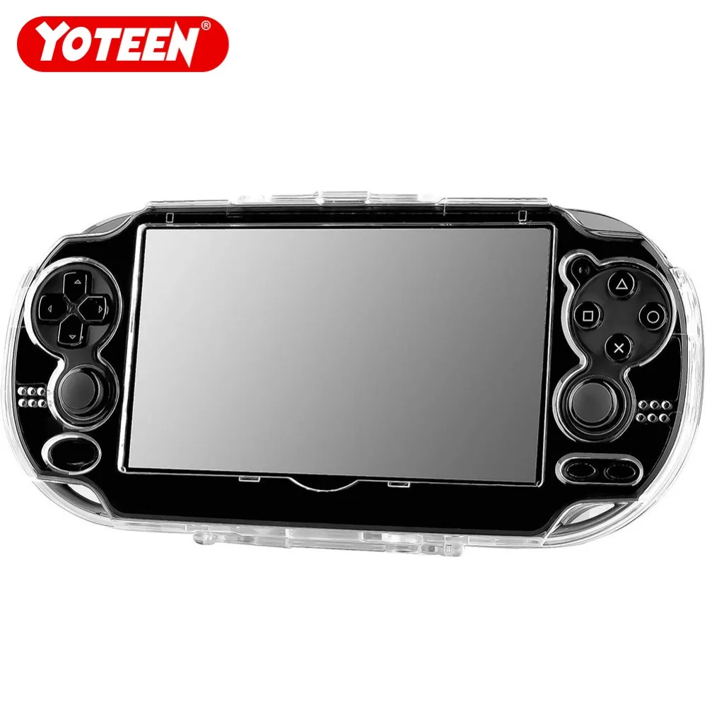 Кристальный чехол Yoteen для PS Vita, прозрачный чехол для psv 1000 2000, защитный чехол для psv/psv, тонкий прозрачный жесткий пластиковый чехол
