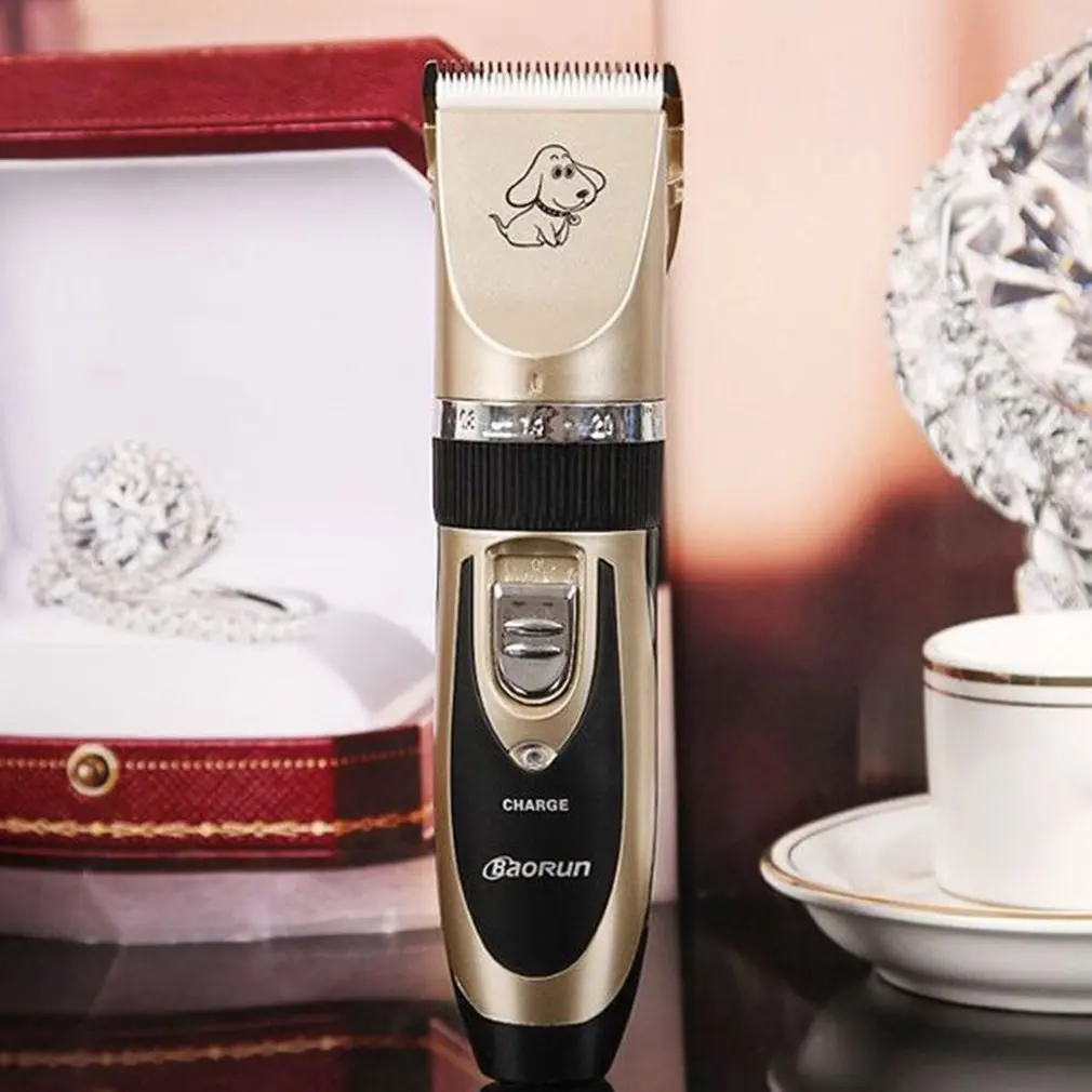 Машинка для стрижки животных Собака плюшевый волос Беспроводная Бритва Push beauty