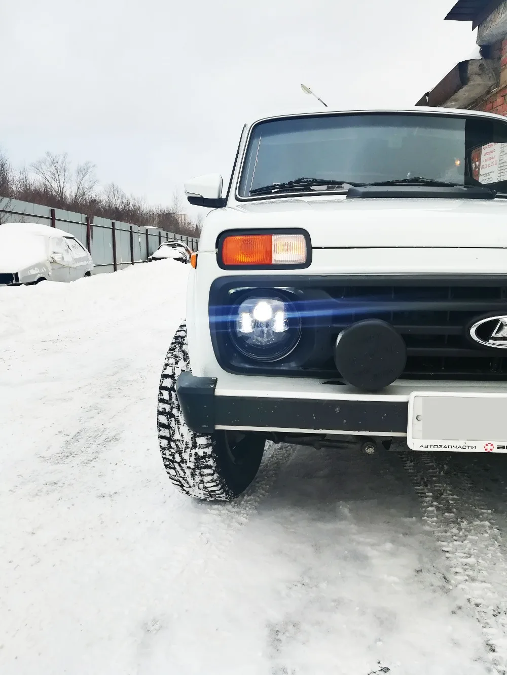 Для Лада Нива 4x4 suzuki samurai 7 дюймов светодиодный DRL фара с Halo кольцевая фара с янтарным поворотом для Jeep Wrangler 2 шт