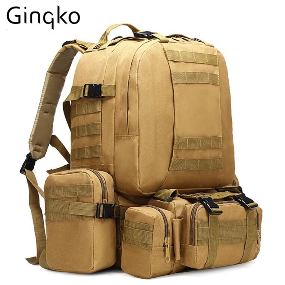 2017 Гинко 600D тактический Молл Bagpack Водонепроницаемый Открытый большой военный