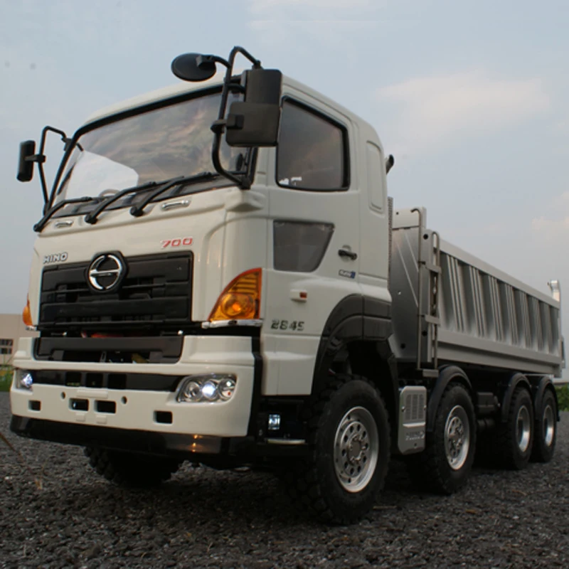 1/14 грузовиков Hino700 полный привод 8X8 гидравлический самосвал с высоким крутящим