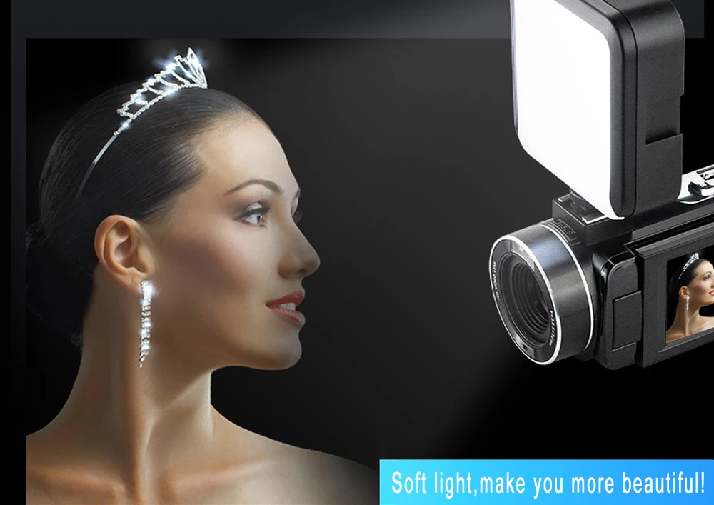 Komery светодиодный видео свет высокой Яркость Камера заполняющий свет 64 светодиодный лампы для основными брендами Камера и камкордера