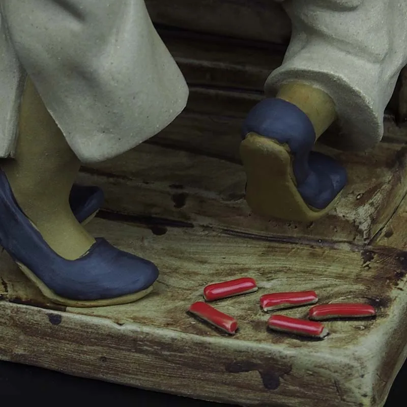 Folk Art Ceramic Traditional Chinese Daily Life Figurine Collection Vivid Handcraft for Home Decoration SYXL001 | Дом и сад