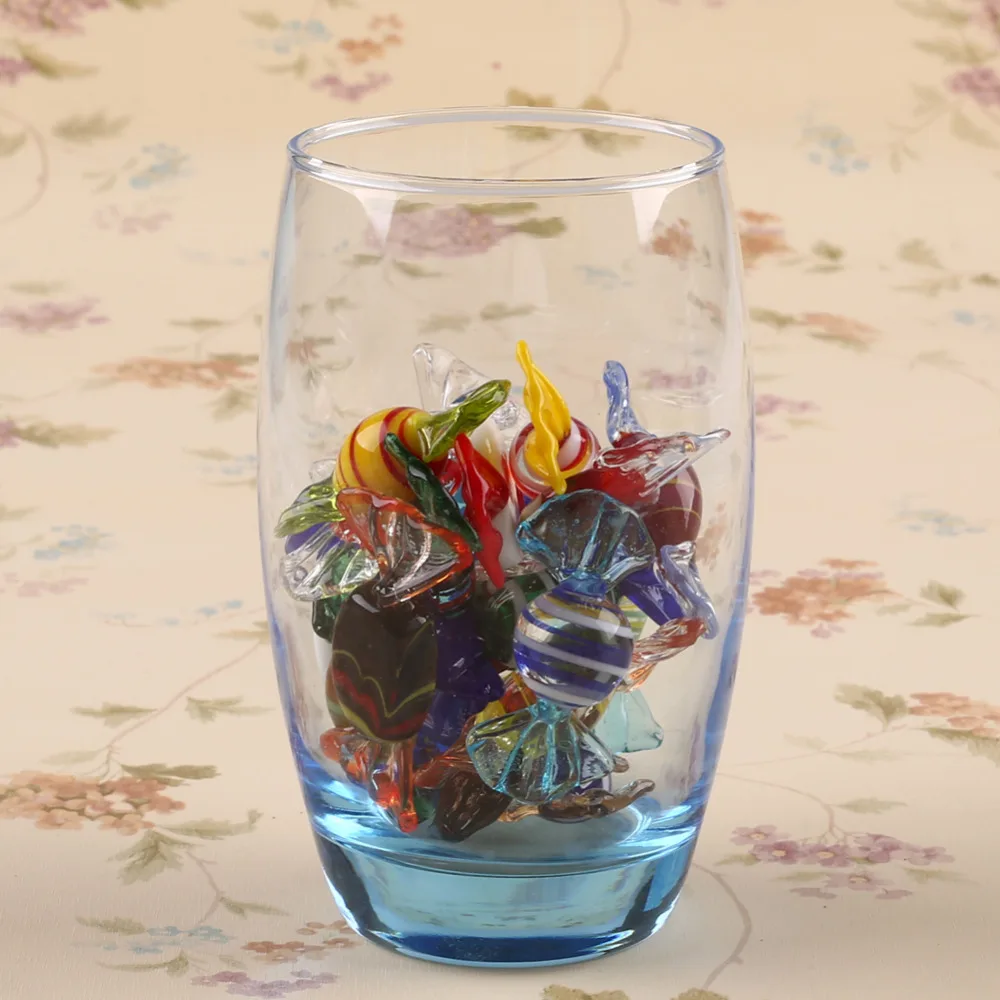 Новинка 20 шт. винтажные красочные стеклянные конфеты для свадебной вечеринки