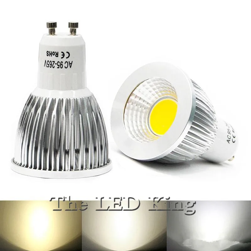 10x Супер яркий Cree GU10 led 9 Вт 12 15 18 gu 10 cob светодиодный светильник AC85 265V CE/RoHS
