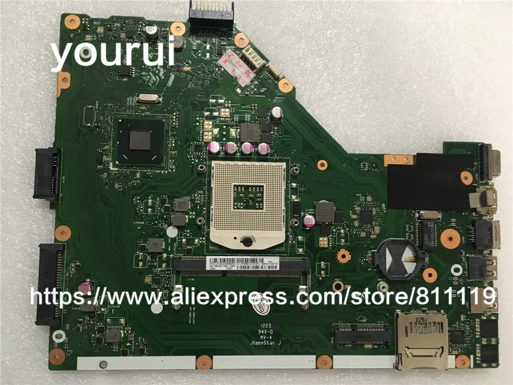 Оригинальная материнская плата yourui X55A для ноутбука ASUS REV2.2 REV: 2 0 1 HM70 PGA 989 SJTNV|rev
