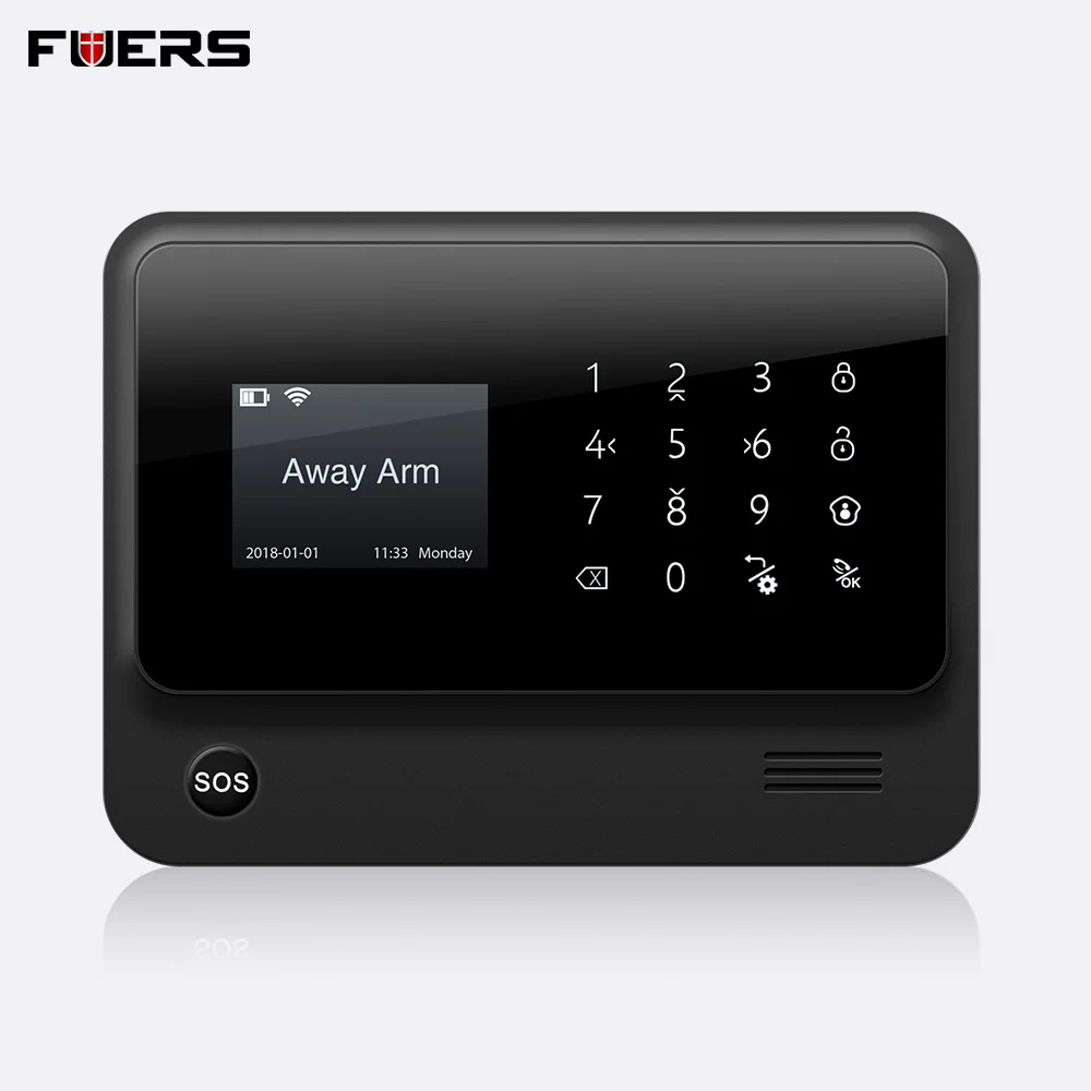 FUERS Беспроводная 3G G90B GSM WIFI система охранной сигнализации IOS Android приложение