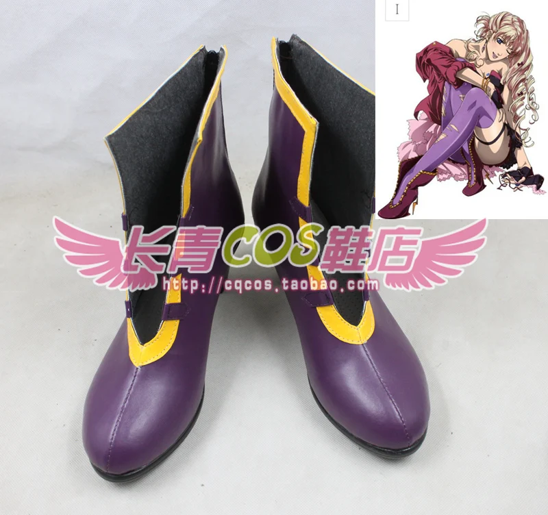 Обувь для косплея Macross F Frontier Sheryl Nome сапоги на заказ 3346 | Тематическая одежда и