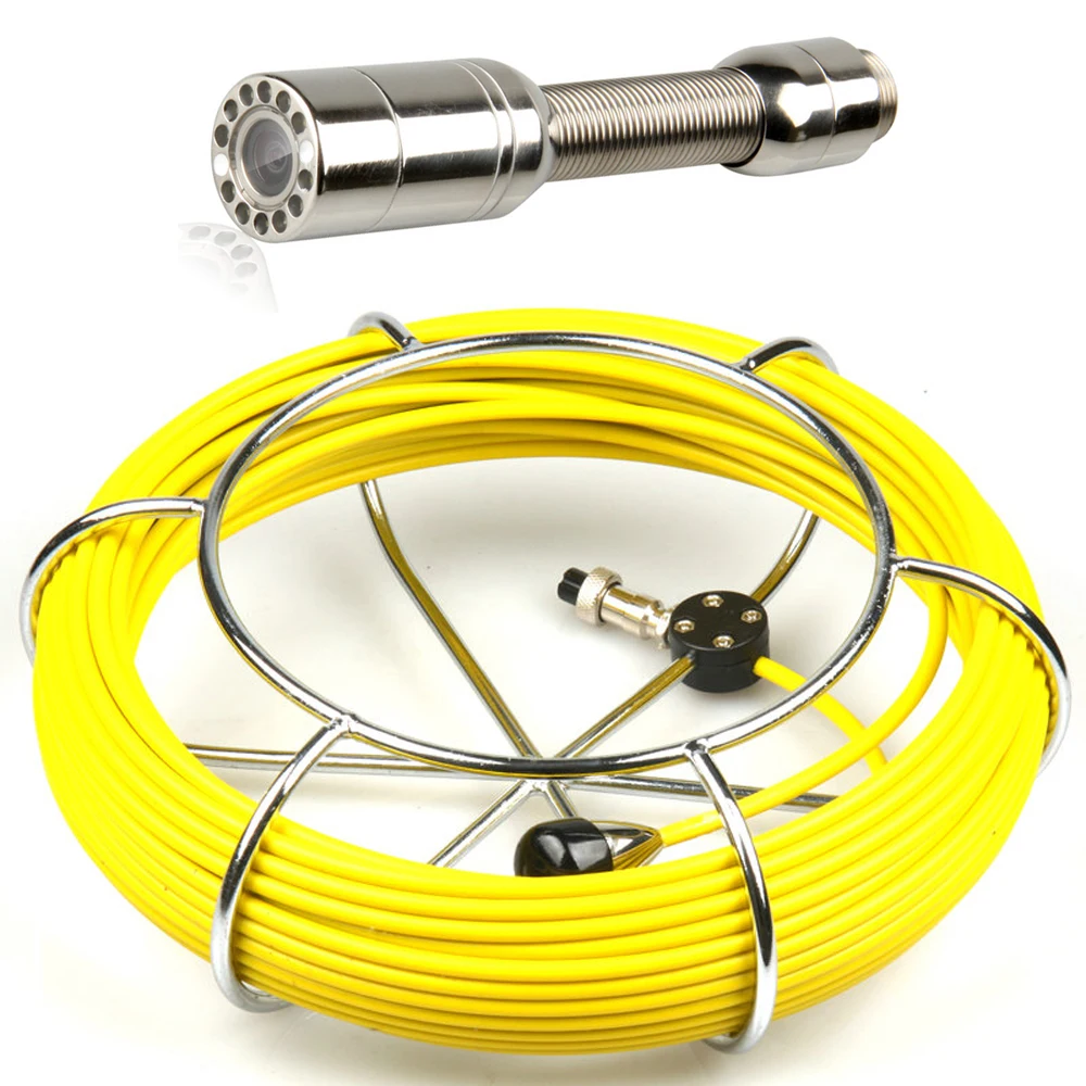 Камера для проверки канализационных труб водонепроницаемая 7 &quotLCD DVR 1200TVL камера