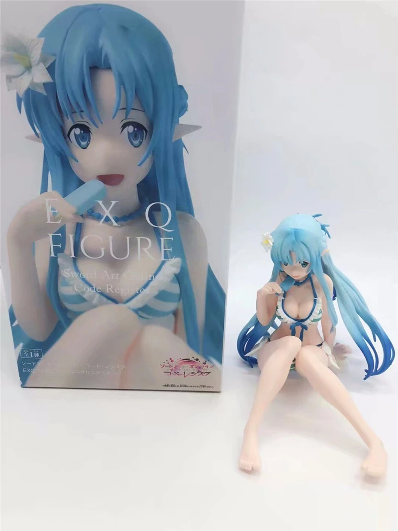Меч искусство онлайн Солнечный свет EXQ Kirigaya Suguha Yuuki Asuna сексуальные ПВХ экшн