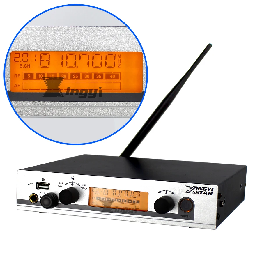 저렴한 진정한 다양성 무선 인이어 모니터 전문 무대 모니터 헤드폰 6 바디팩 수신기 무선 모니터링 송신기, 무대 모니터