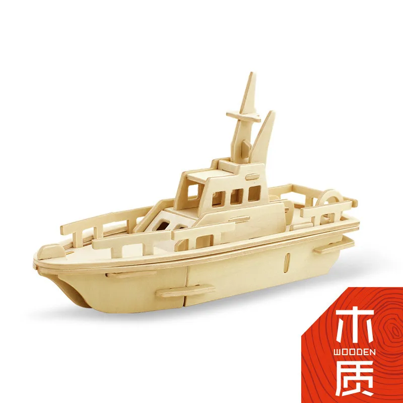 2019 Военная Модель 3D Деревянный пазл истребитель Танк модель игрушки для детей