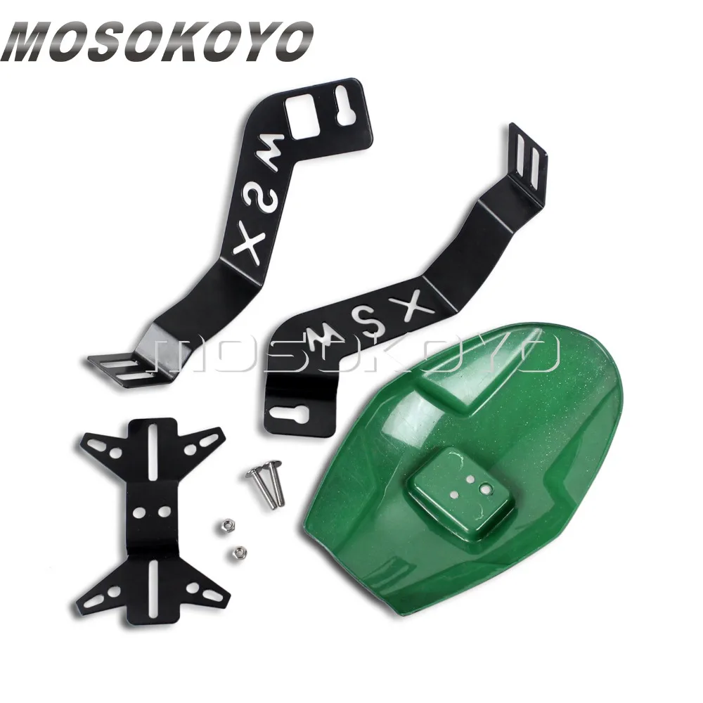 Черный заднее крыло мотоцикла брызговик грязи кронштейн для Honda MSX125 MSX 125 M3| |