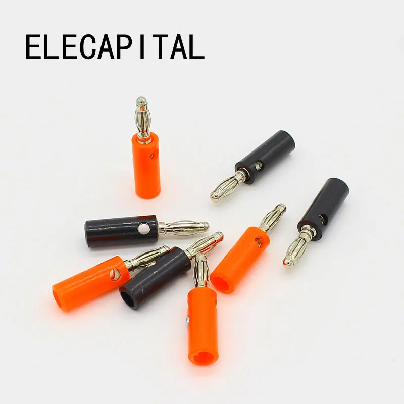 10 шт. черный и красный провод аудио динамик кабель Разъем типа &quotбанан&quot Разъемы