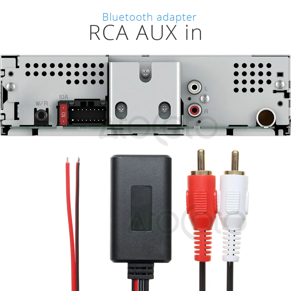 Универсальный Bluetooth AUX приемник модуль 2 RCA кабель адаптер автомобиля Радио стерео беспроводной аудио вход воспроизведения музыки для грузовика авто
