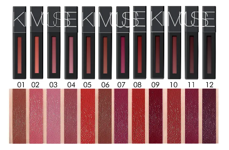 Kimuse Powermatte пигмент для губ только то, что мне нужна Помада Макияж Водонепроницаемая матовая Жидкость Помада