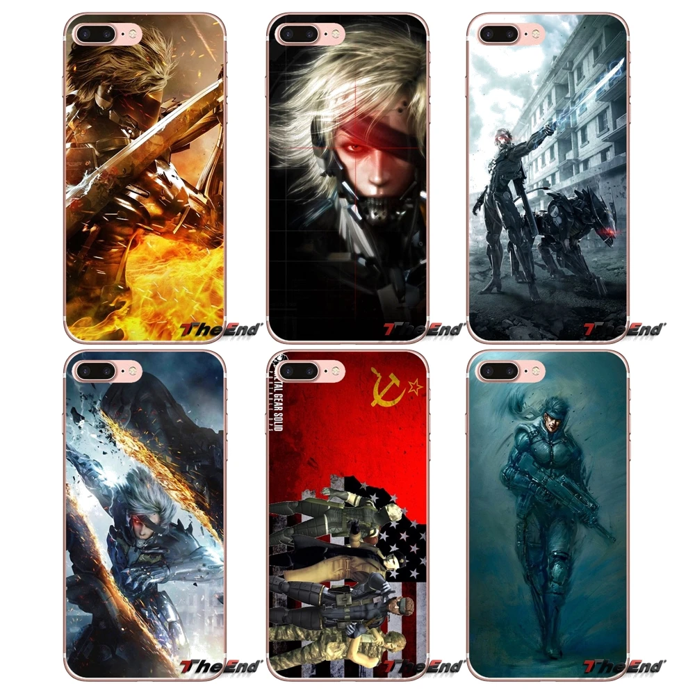 Силиконовый чехол для Samsung Galaxy S3 S4 S5 MINI S6 S7 edge S8 Plus Note 2 3 4 5 Grand Core Prime Metal Gear Rising MGS