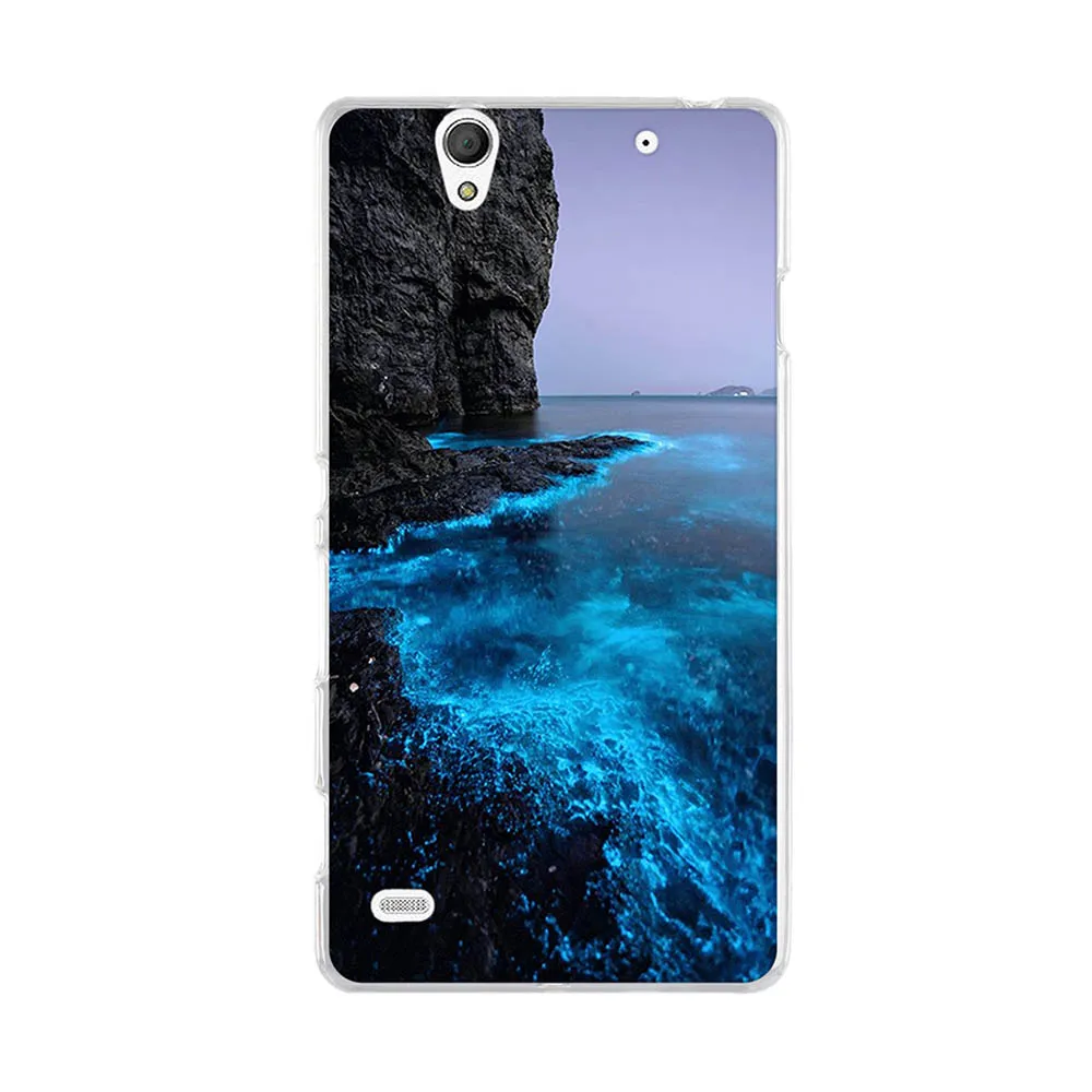 Силиконовый чехол для sony Xperia C4 E5303 E5306 E5353 5,5 дюймов, мягкие ТПУ чехлы для телефонов с принтом, Мультяшные чехлы