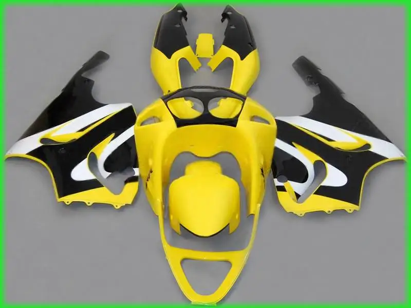 

Желтый и черный комплект обтекателей подходит для Kawasaki ninja ZX7R 1996 1997 1998 2003 96 03 Abs пластик Обтекатели ZG146