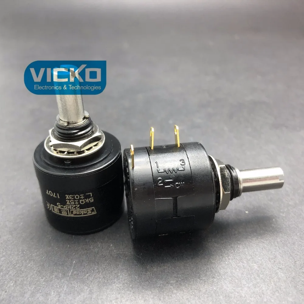 [VK] Японский оригинальный переключатель проволочных потенциометров sakae 22HP 5 5K