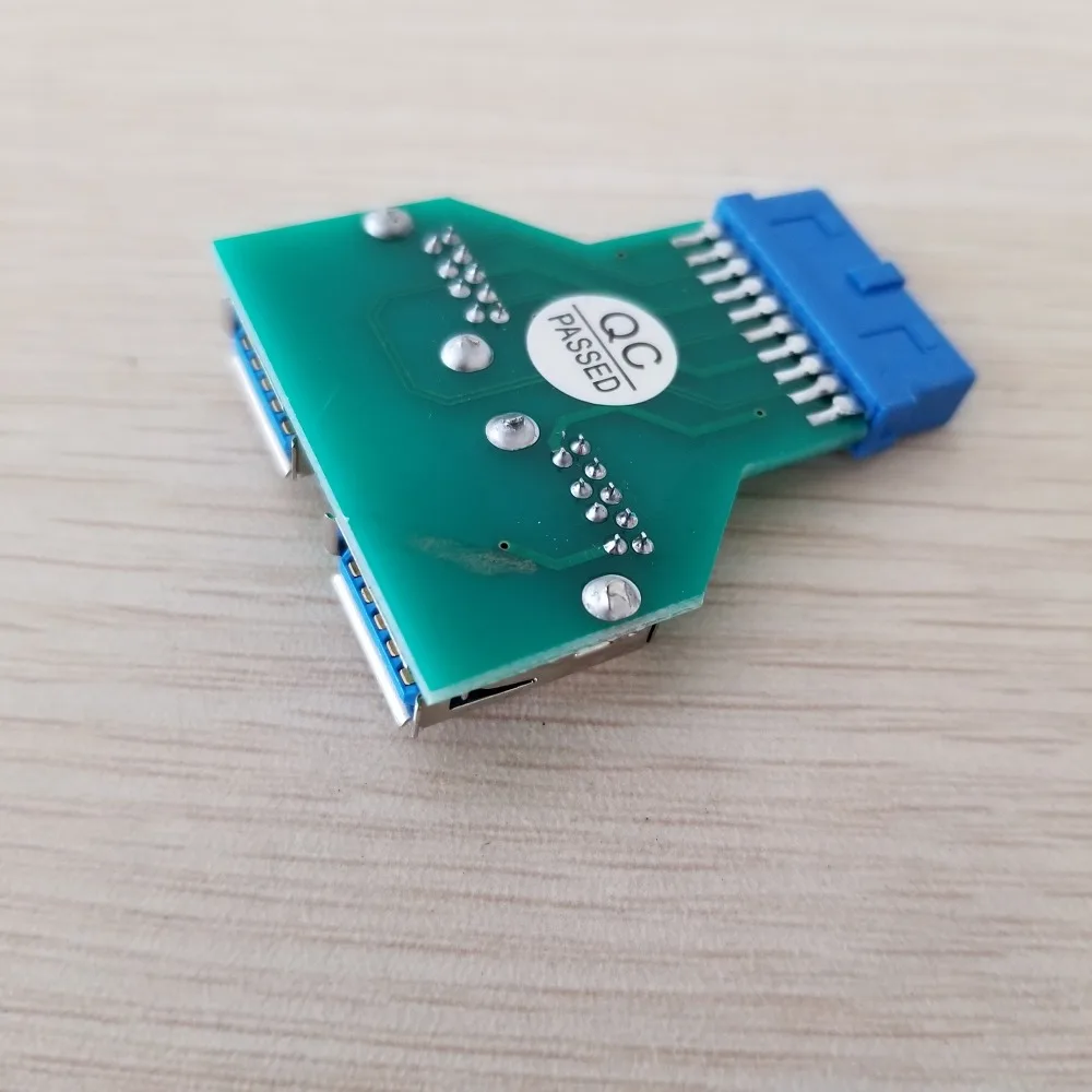 Мини материнская плата 20 контактный разъем на 2 порта USB 3 0 концентратор адаптер