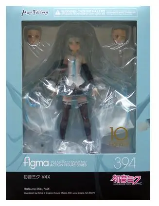Figma 394 Hatsune Miku фигурки BJD Коллекция Модель V4X игрушки 14 см | Игрушки и хобби
