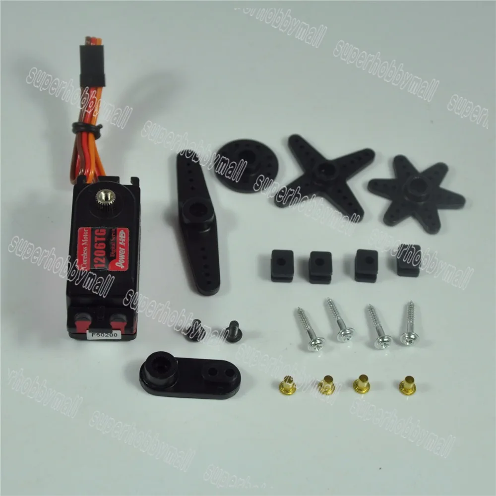 Мощность HD 1206TG 7 кг 0 06 S цифровой серводвигатель для автомобиля FUTABA 4PLS|digital servo|power